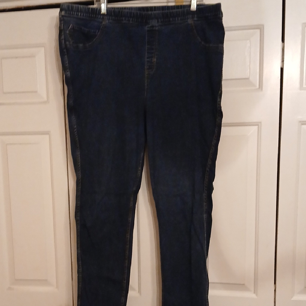 Lane Bryant Blue Jeggings Stretch Denim